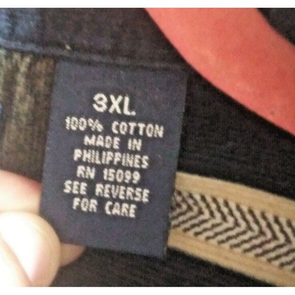 Trader Bay Shirt Micro-Corduroy 3XL Button-Down blue cream stripes Long Sleeve - Picture 8 of 10